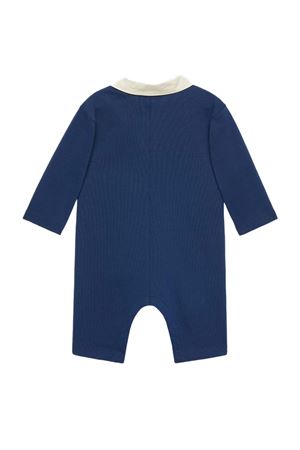 Costume intero GG in cotone blu GUCCI KIDS | 660754XJFOW4696